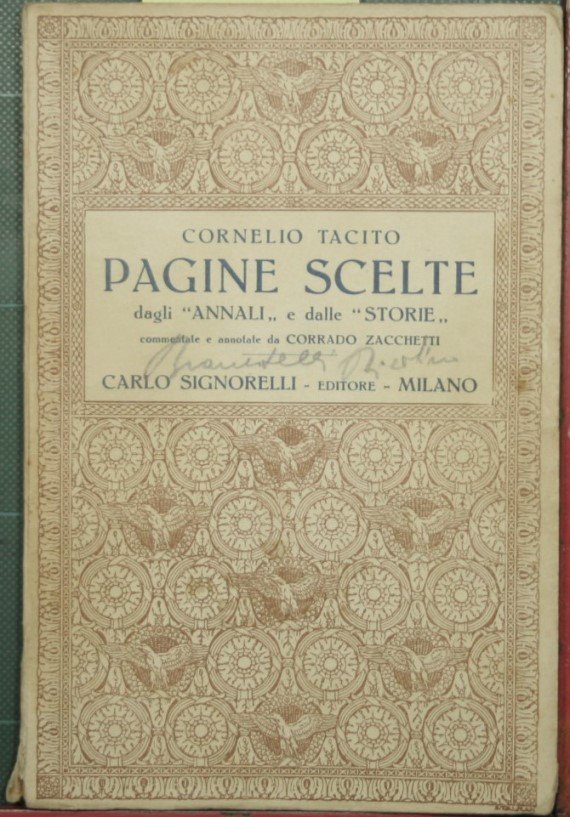 Pagine scelte dagli Annali e dalle Storie