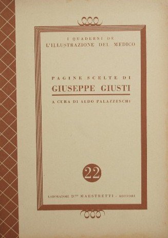 Pagine scelte di Giuseppe Giusti | Immagine principale