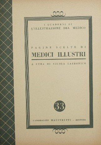 Pagine scelte di medici illustri | Immagine principale