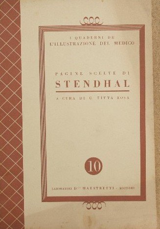 Pagine scelte di Stendhal | Immagine principale