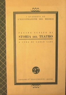 Pagine scelte di storia del teatro