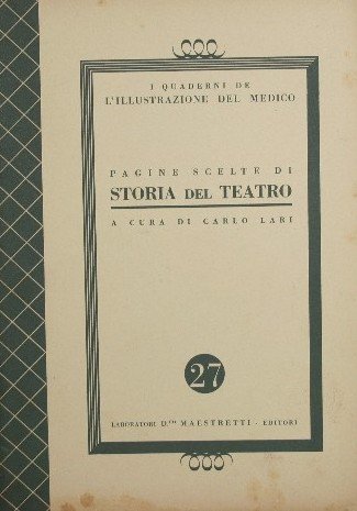 Pagine scelte di storia del teatro