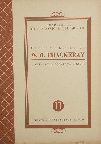 Pagine scelte di W. M. Thackeray | Immagine principale