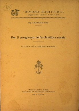 Per il progresso dell'architettura navale