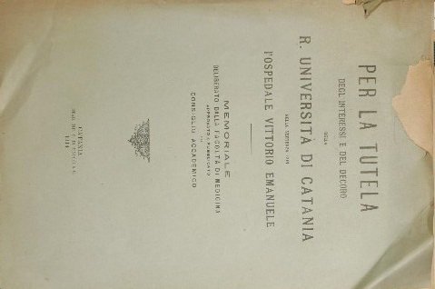 Per la tutela degli interessi e del decoro della R. …