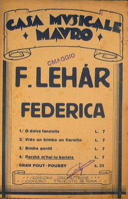 Perché m'hai tu baciato allor? ( moderato )