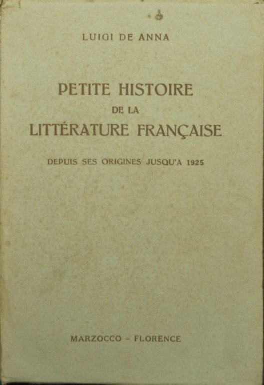 Petite histoire de la litterature francaise