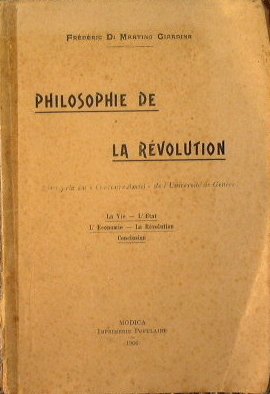Philosophie De la Révolution