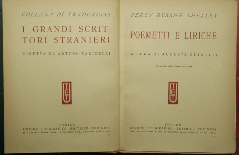 Poemetti e liriche
