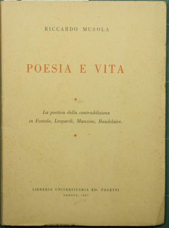 Poesia e vita