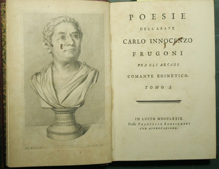 Poesie dell'Abate Carlo Innocenzo Frugoni fra gli Arcadi Comante Eginetico