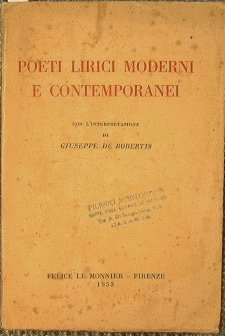 Poeti lirici e contemporanei