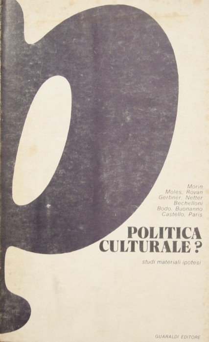 Politica culturale?