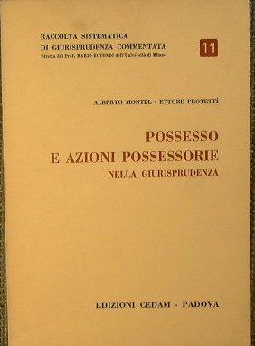 Possesso e Azioni possessorie nella Giurisprudenza.