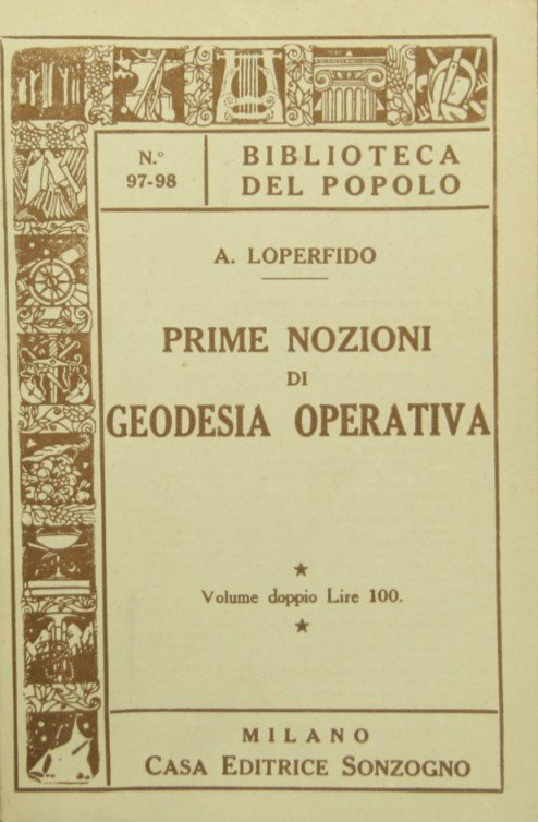 Prime nozioni di geodesia operativa