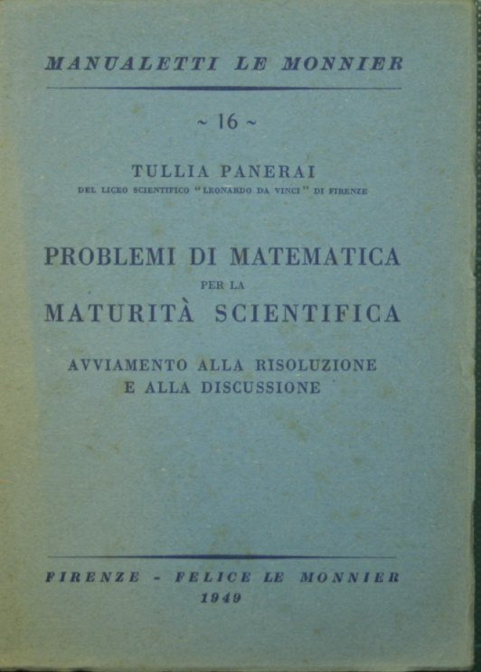 Problemi di matematica per la maturità scientifica