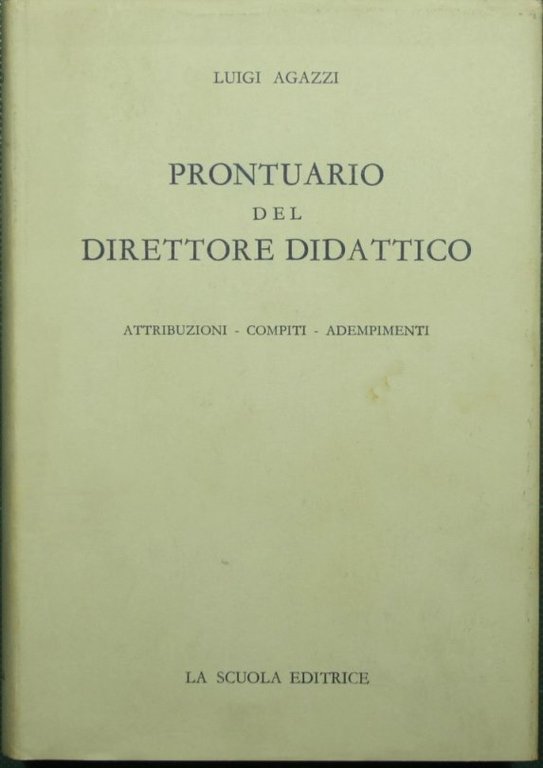 Prontuario del direttore didattico