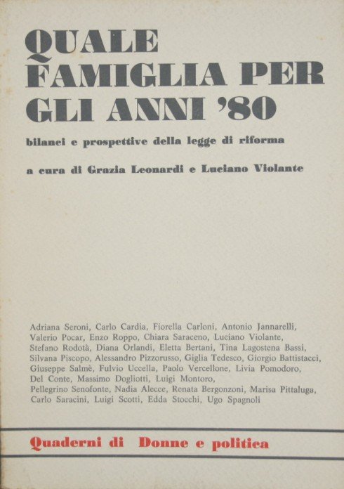 Quale famiglia per gli anni '80