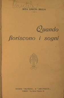 Quando fioriscono i sogni