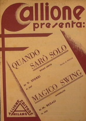 Quando sarò solo ( ritmo lento ) - Magico Swing …