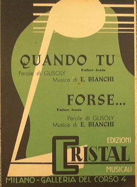 Quando tu ( valzer lento ) - Forse ( valzer …