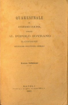 Quaresimale dinanzi al popolo sovrano