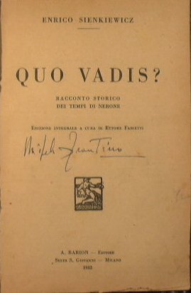 Quo Vadis ?