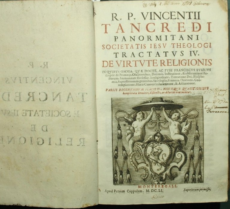R.P. Vincentii Tancredi Panormitani Societatis Iesu Theologi Tractatus IV De …