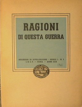 Ragioni di questa guerra