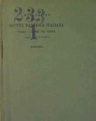 Rassegna critica degli studi danteschi