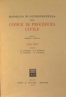 Rassegna di giurisprudenza sul codice di procedura civile