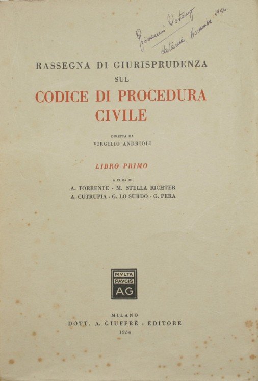 Rassegna di giurisprudenza sul codice di procedura civile