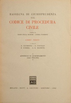 Rassegna di giurisprudenza sul Codice di procedura civile