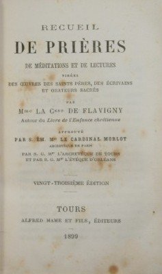 Recueil de prières