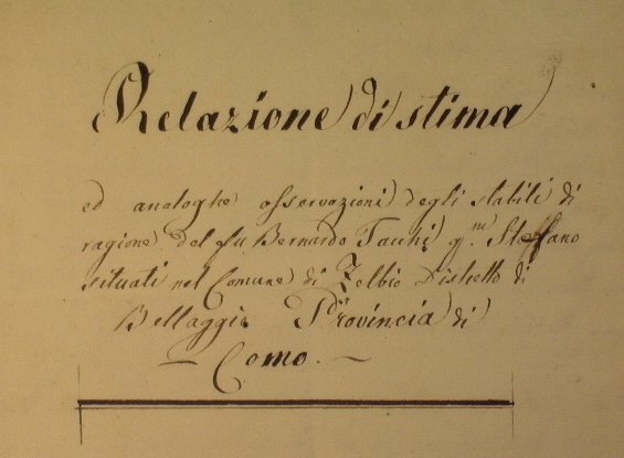 Relazione di stima ed analoghe osservazioni degli stabili di ragione …