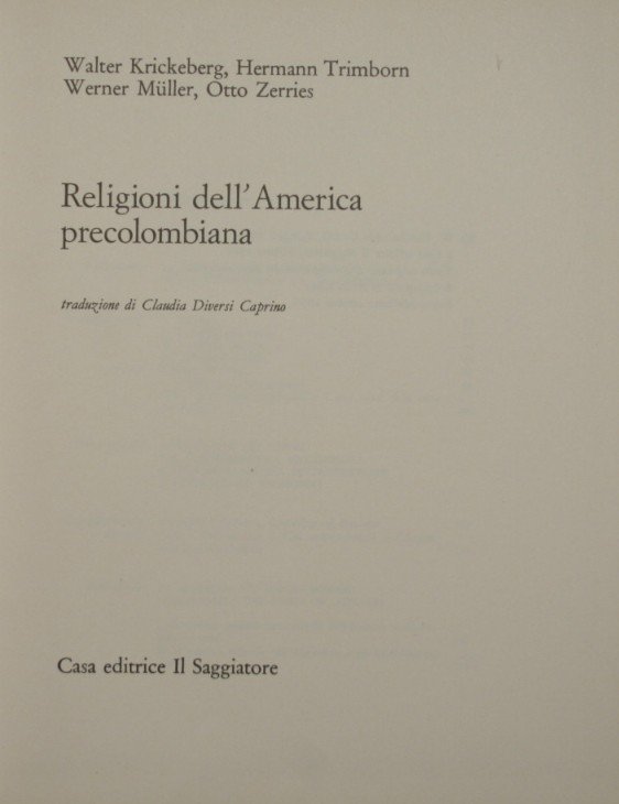 Religioni dell'America precolombiana