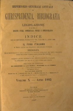 Repertorio generale annuale di giurisprudenza, bibliografia e legislazione