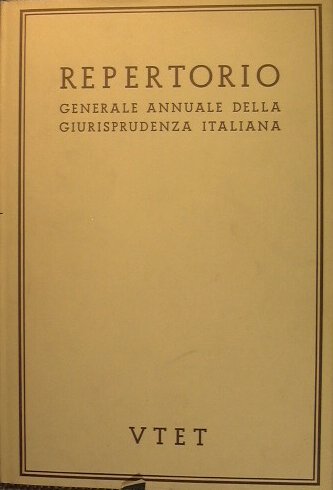 Repertorio generale della giurisprudenza italiana