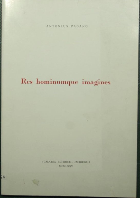 Res hominumque imagines