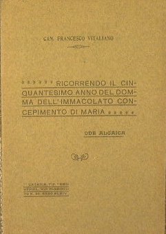 Ricorrendo il cinquantesimo anno del domanda dell'immacolato di Maria