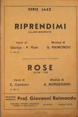 Riprendimi ( valzer moderato ) - Rose ( slow fox …