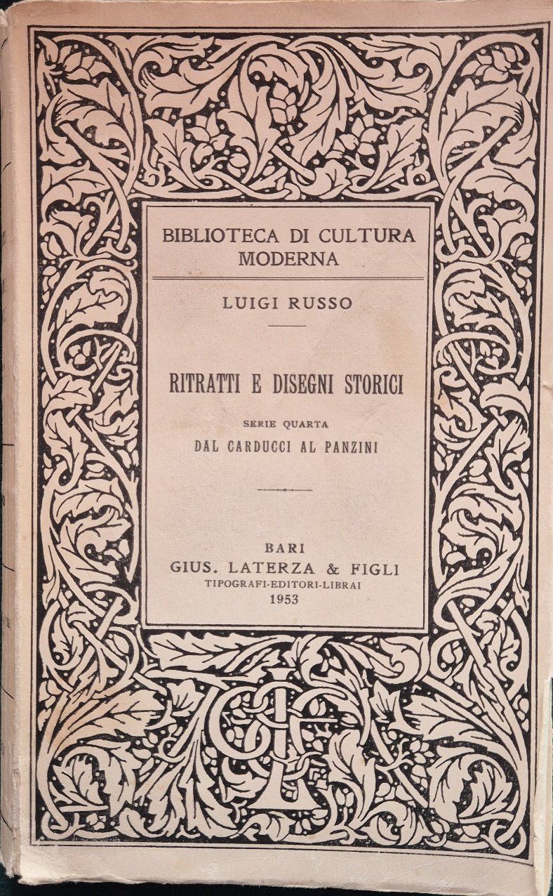 Ritratti e disegni storici - Serie quarta: Dal Carducci al … | Immagine principale