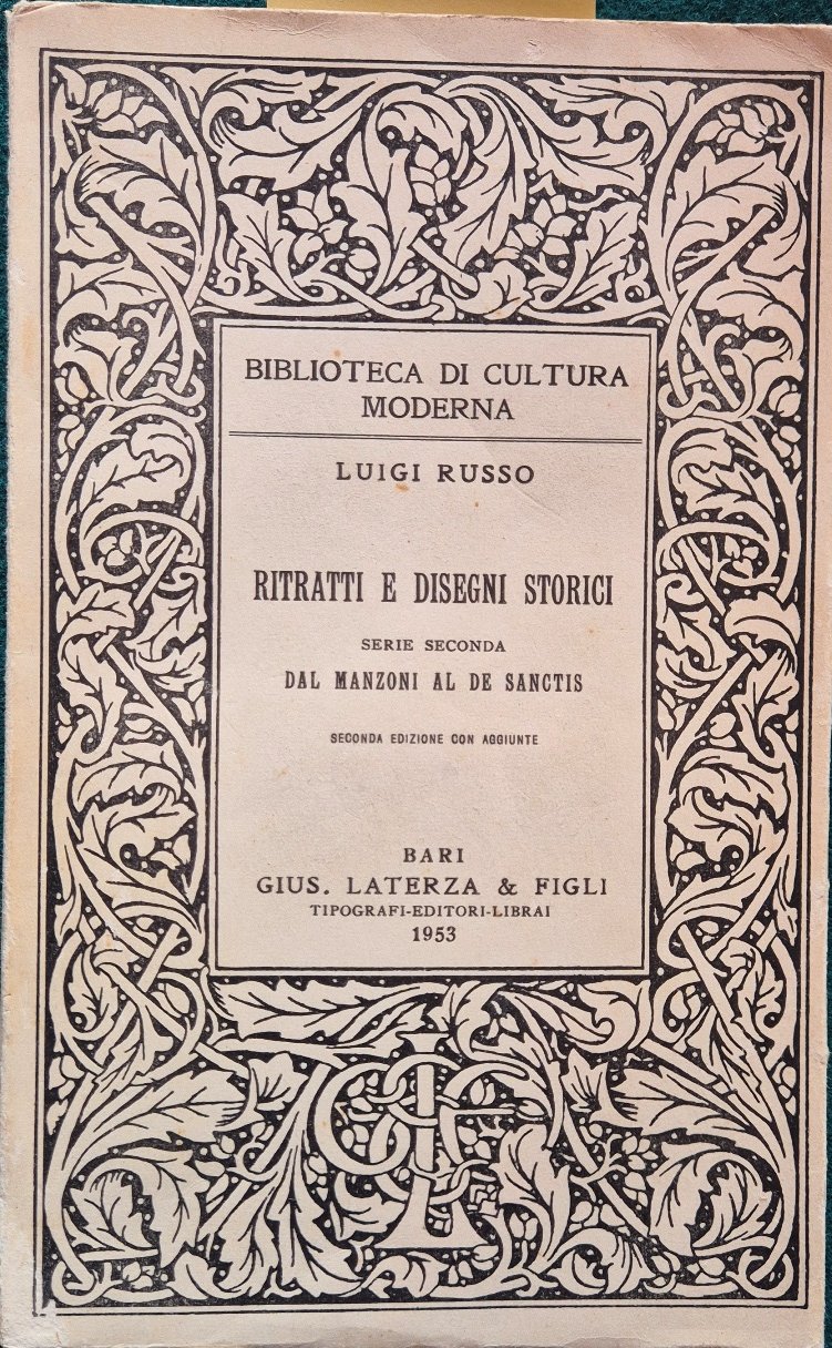 Ritratti e disegni storici - Serie seconda: Dal Manzoni al … | Immagine principale