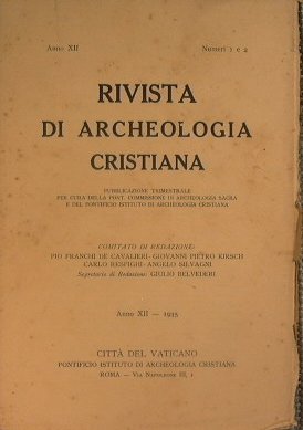 Rivista di Archeologia Cristiana