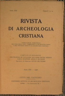 Rivista di Archeologia Cristiana | Immagine Gallery 3