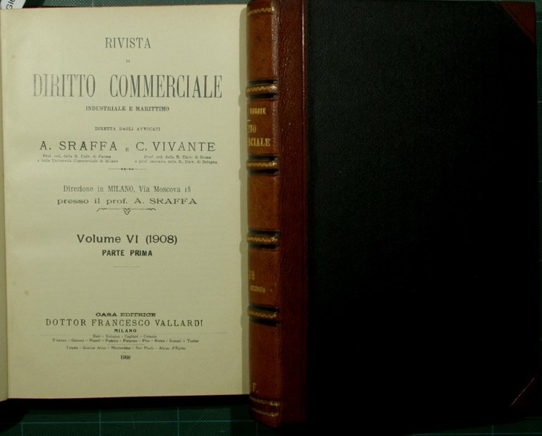 Rivista di diritto commerciale. Vol. VI