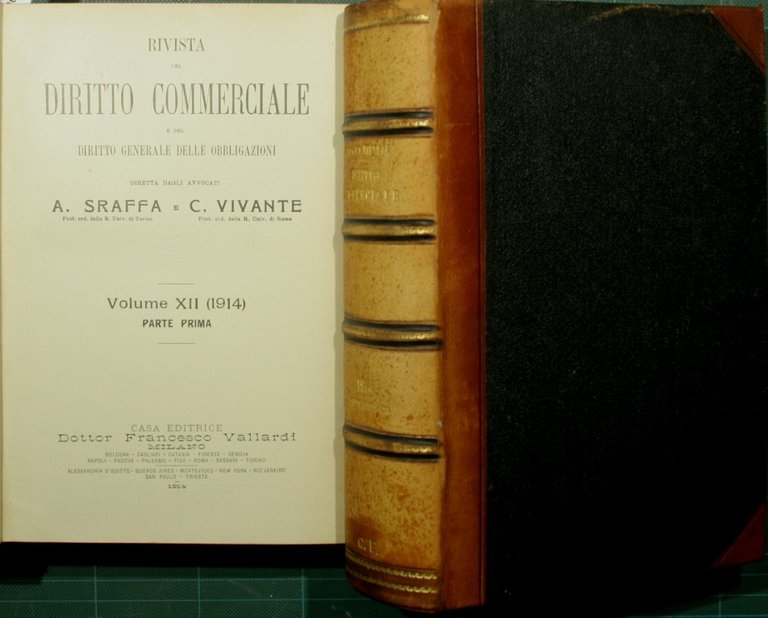 Rivista di diritto commerciale. Vol. XII