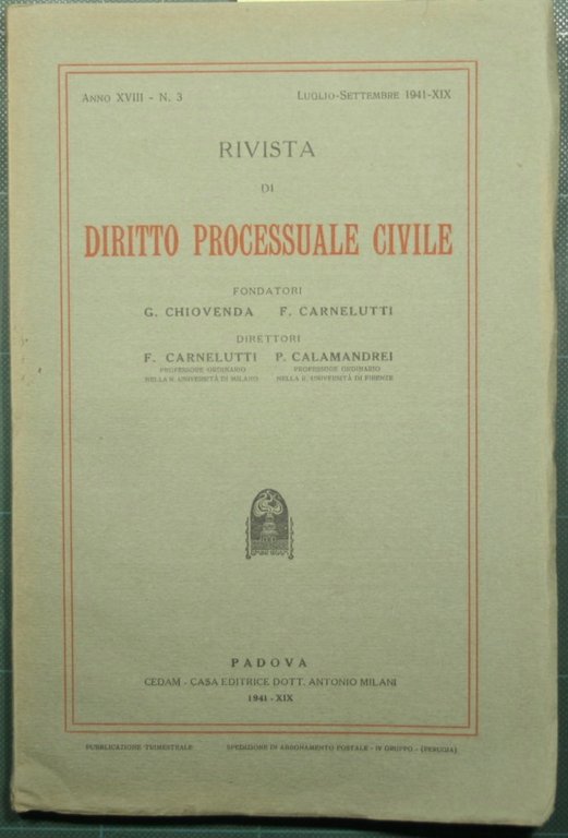 Rivista di diritto processuale civile. N. 3