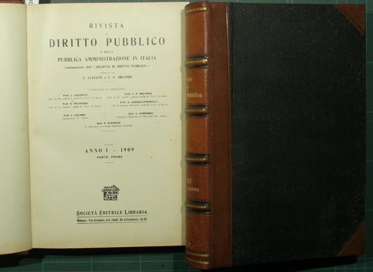 Rivista di diritto pubblico e della pubblica amministrazione in Italia. …