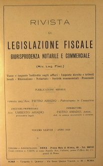 Rivista di legislazione fiscale